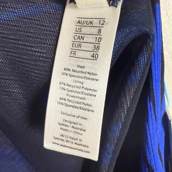 Sea Level Tradewind Night Sky High Waist Floral Print Bikini Swimsuit Bottoms 8 - Picture 13 of 13